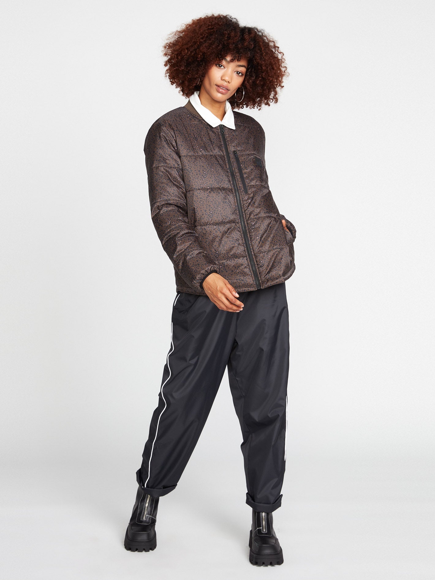 Veste Puff Off - ESPRESSO