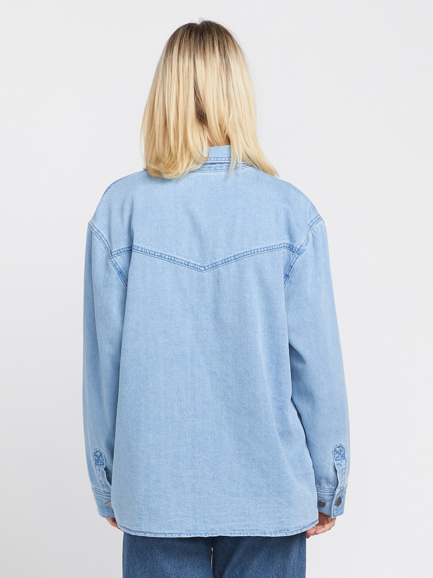 Chill Trap Shacket Jacke - CHINA BLUE