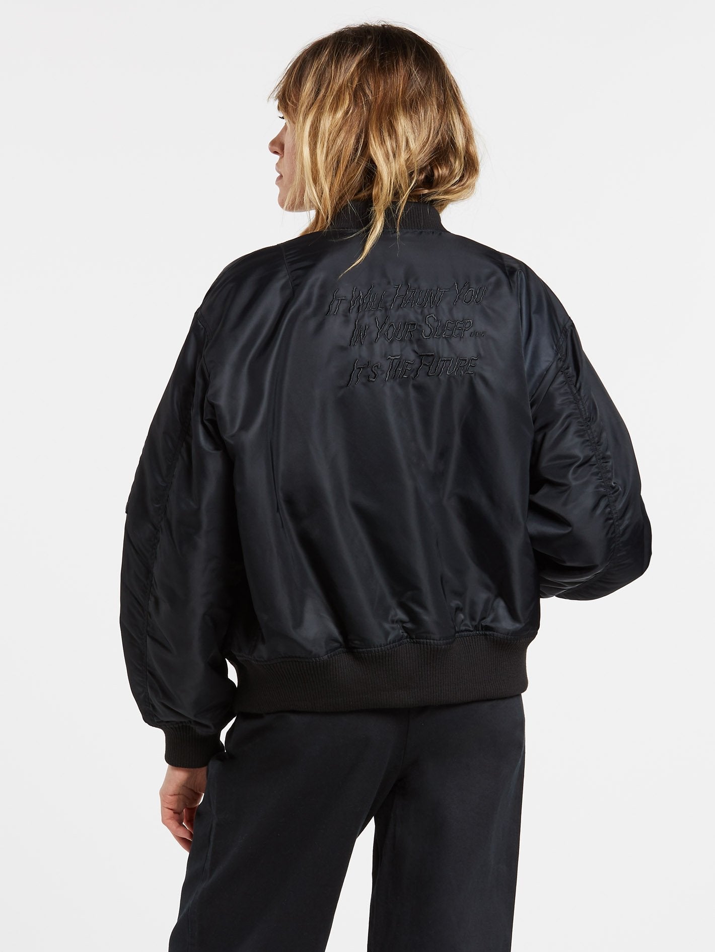 Greenfuzz Bomberjacke – SCHWARZ
