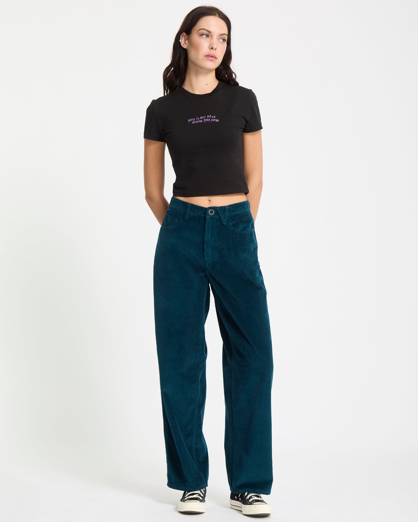 Pantalon En Velours Weellow II - Emerald Green