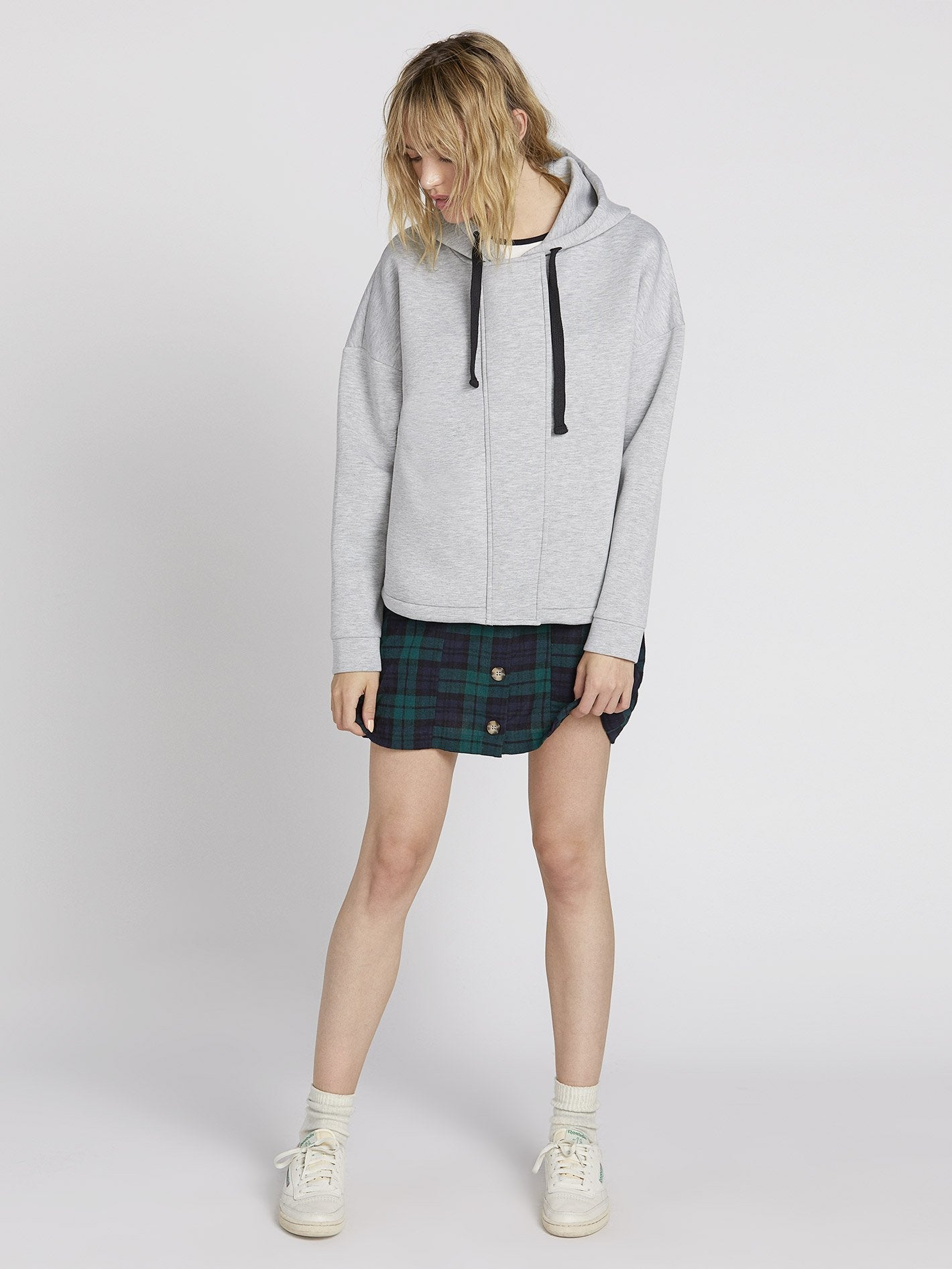 Time'S 4 Hoodi Hoodie - Hellgrau