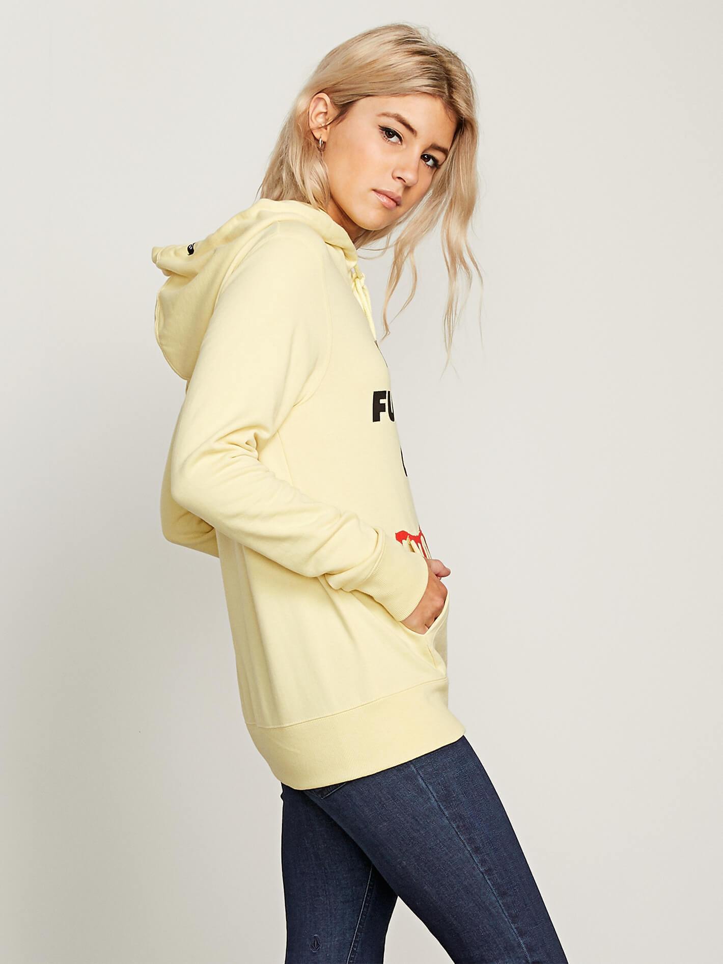 Sweat Vol Stone Hoodie - Faded Yellow