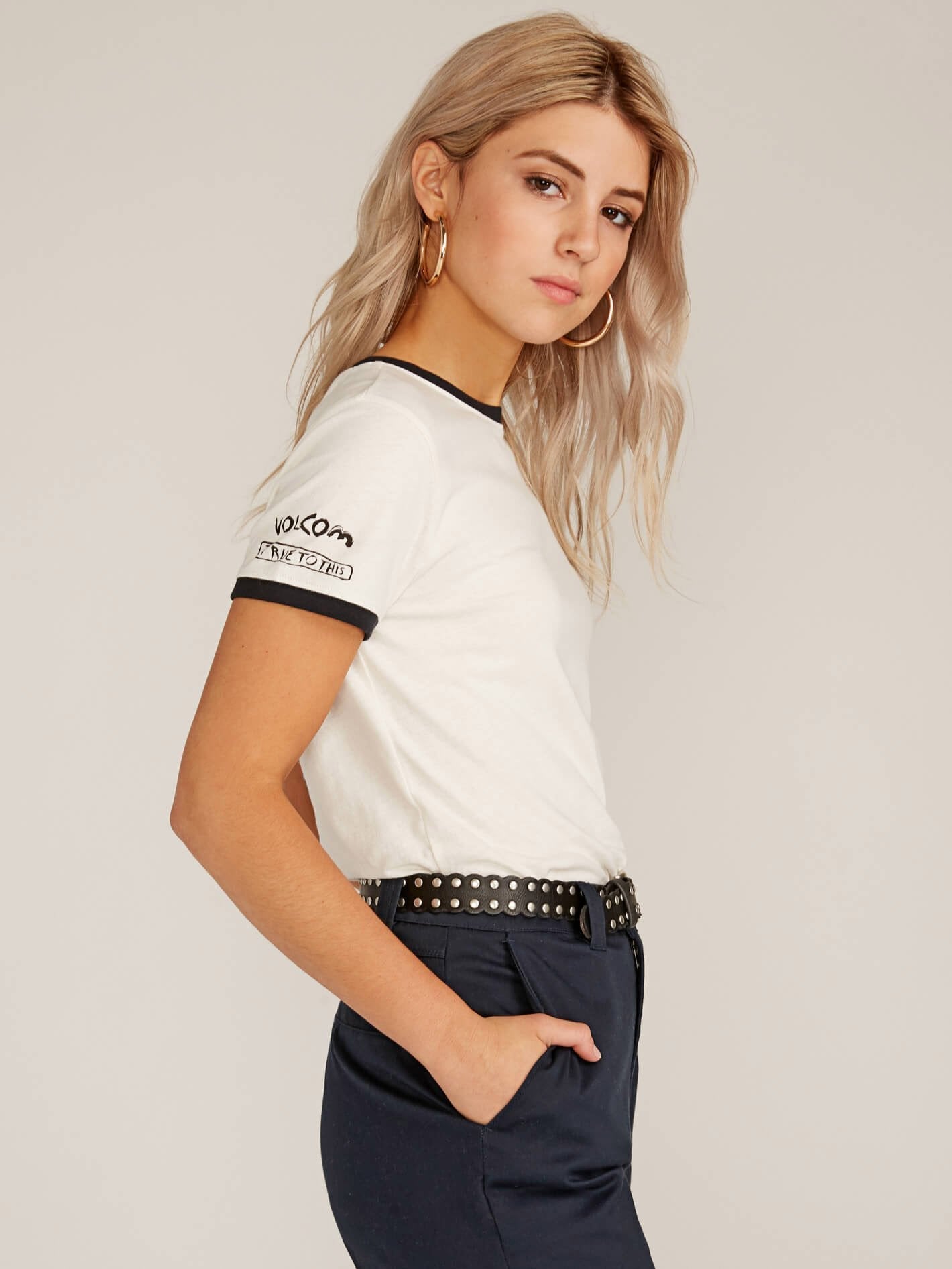 Ringer T-shirt - White