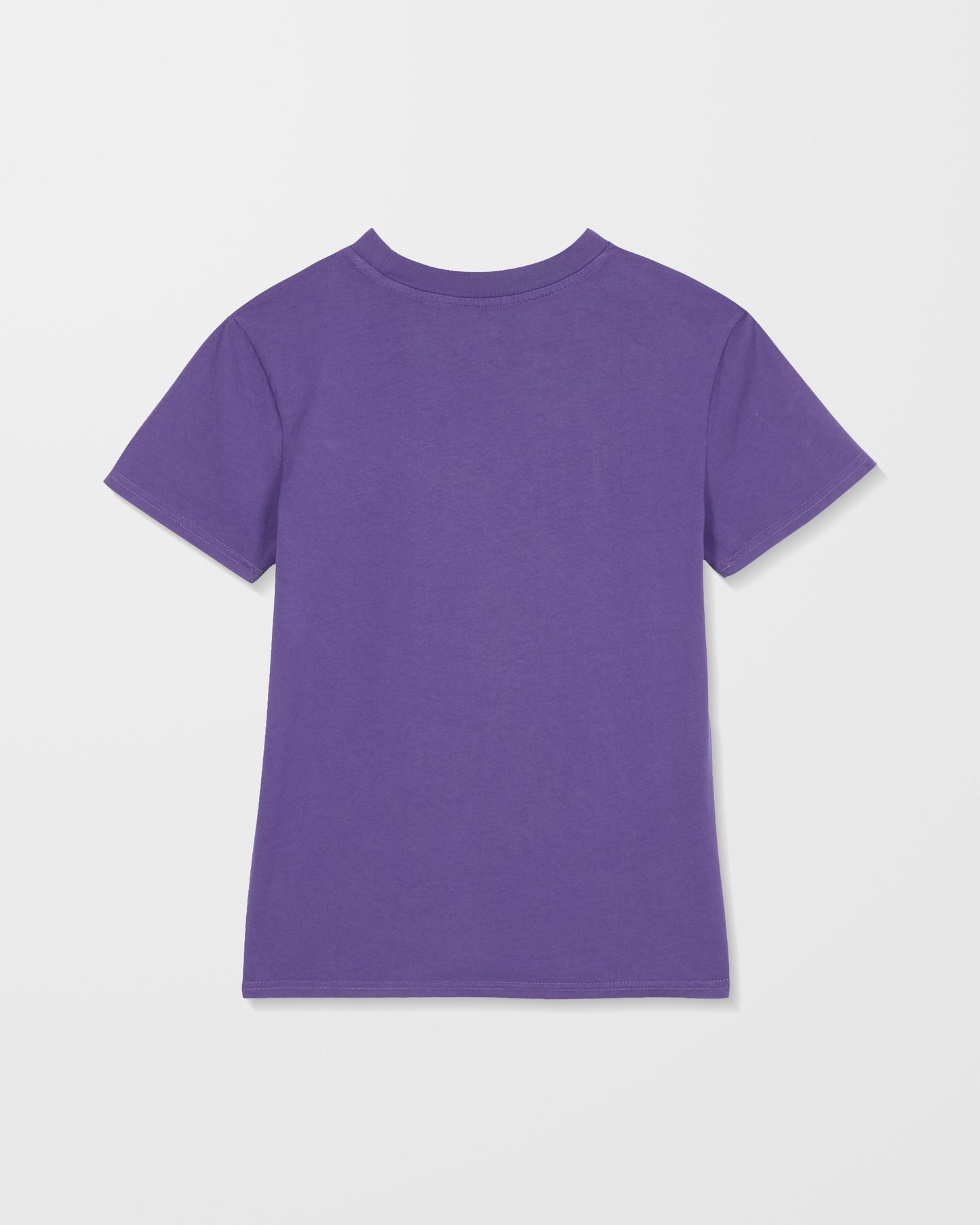 Solid Stone Emb T-Shirt - Acai