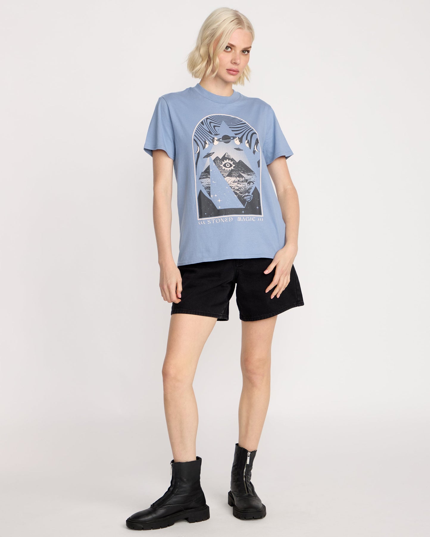 Lock It Up T-Shirt - Carolina Blau
