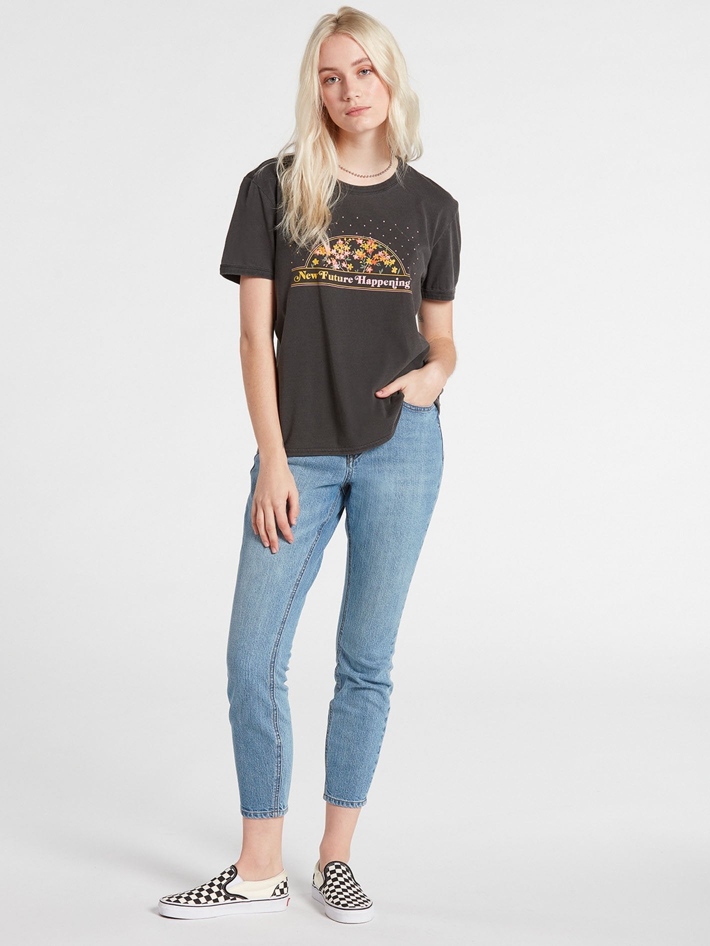 Truly Ringer T-Shirt - SCHWARZ