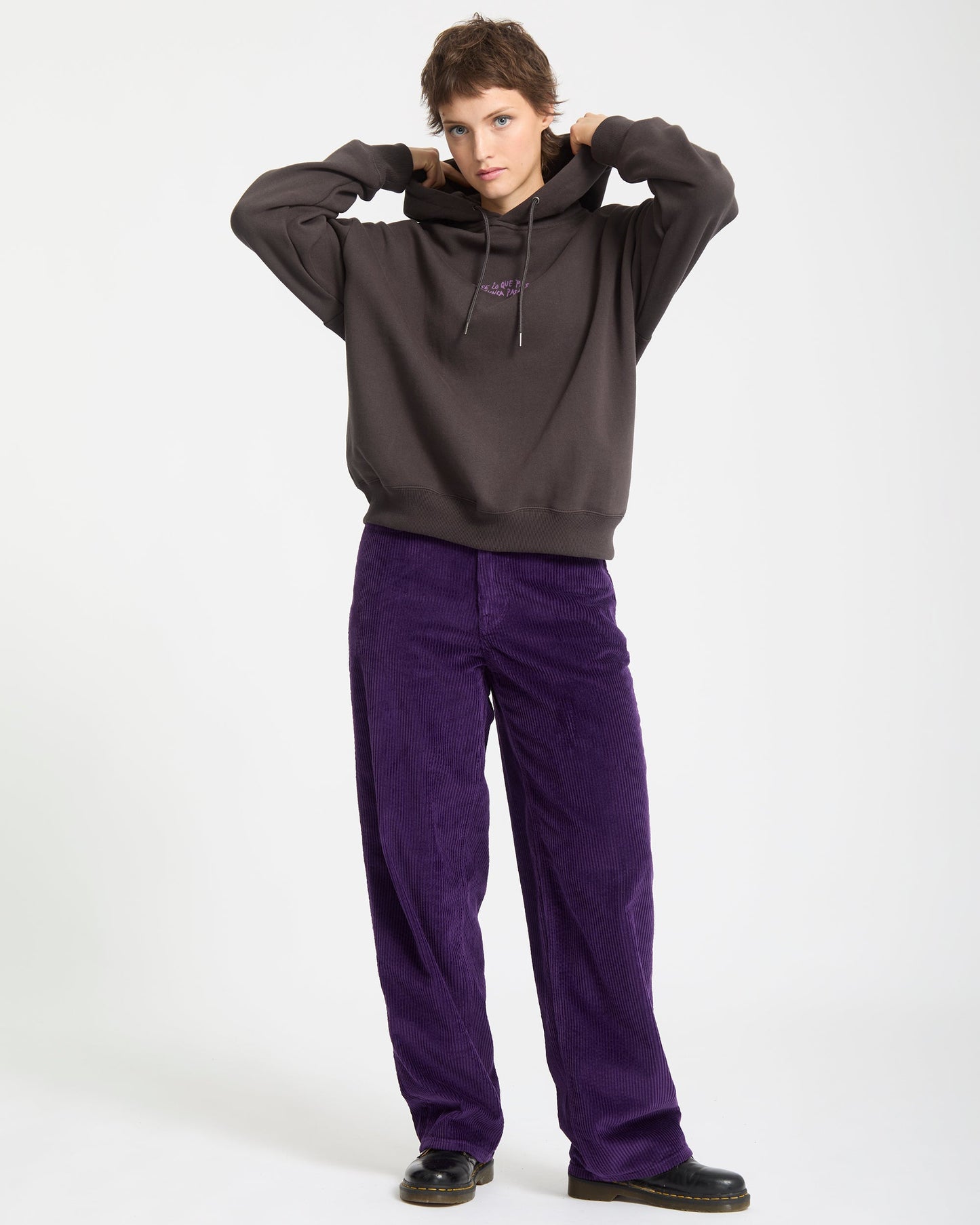 Moove On Hoodie - Vintage Schwarz