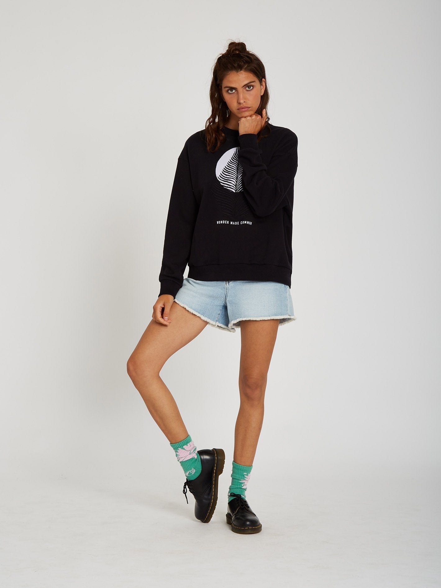 Volcheck-Sweatshirt - Schwarz