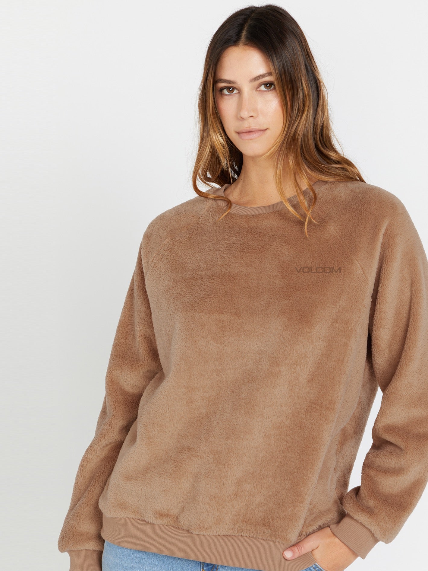 Pheelin Phine Sherpa Sweatshirt – MOCHA