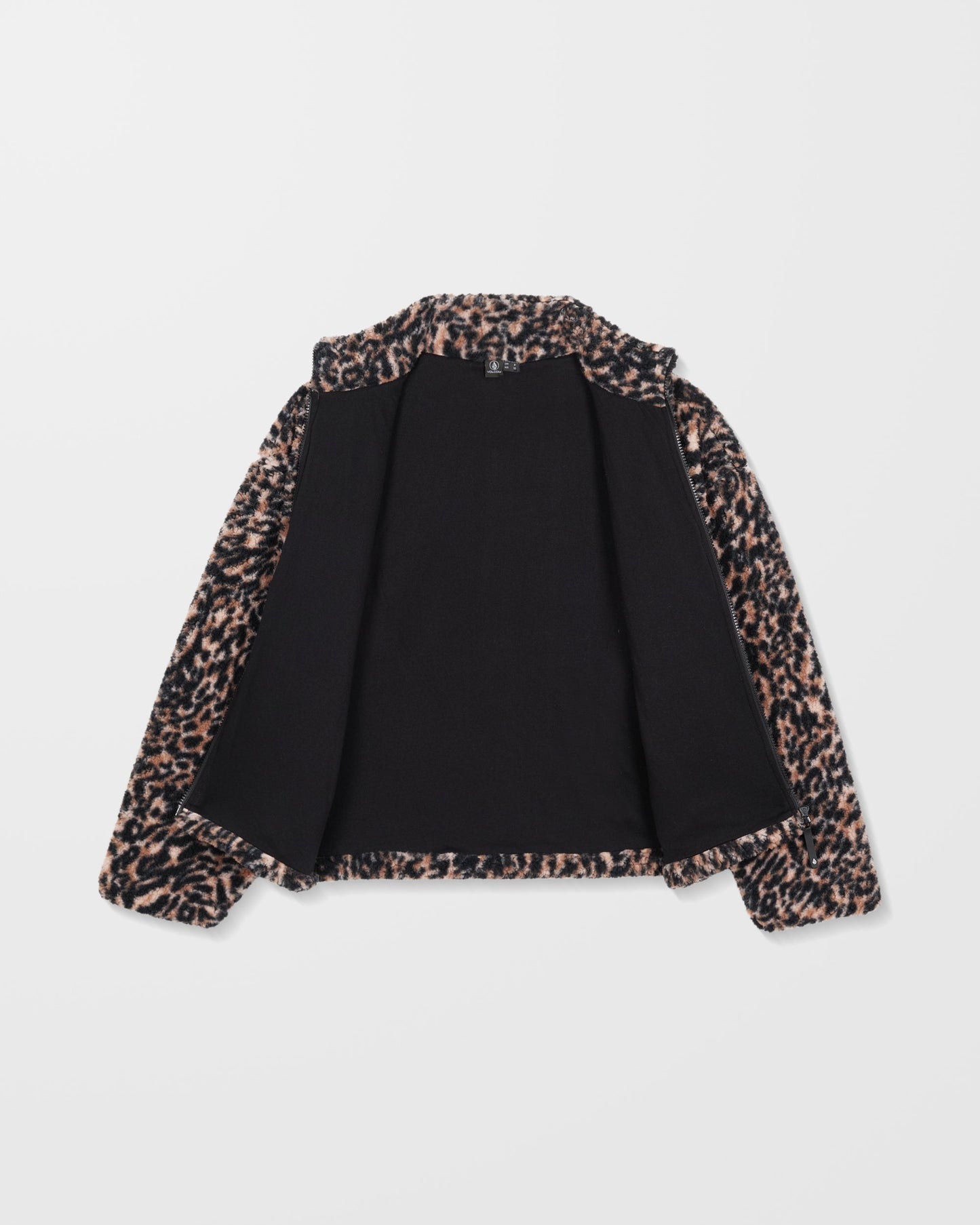 Wylding Out Zip-Up Fleece Sweatshirt - Animal Print