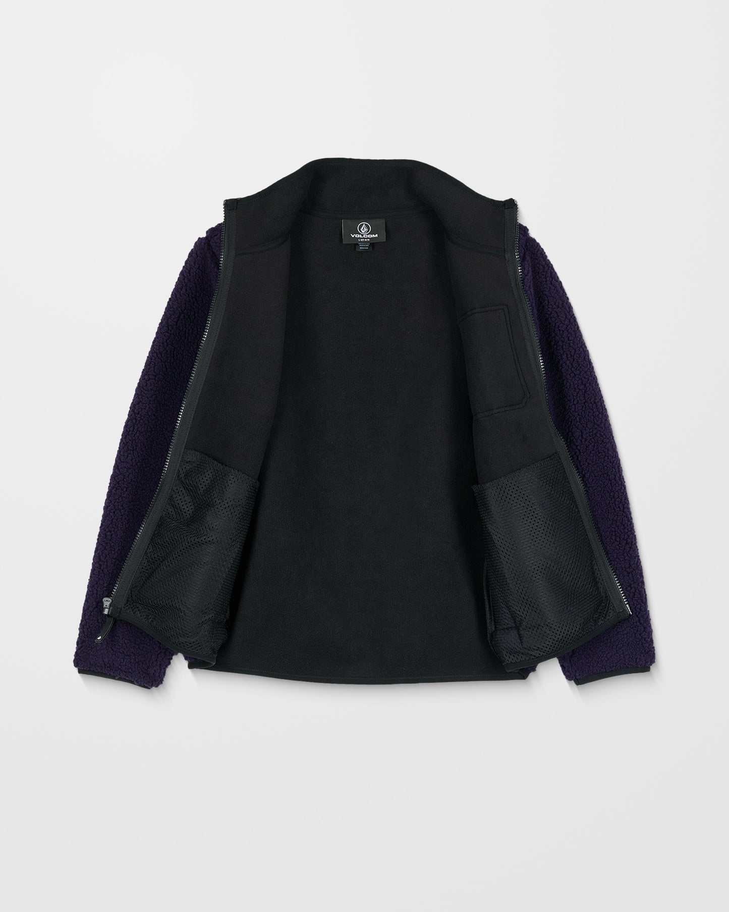 Muzzer Fuzzar Sweatshirt mit Reißverschluss – Dunkelviolett – (KINDER)