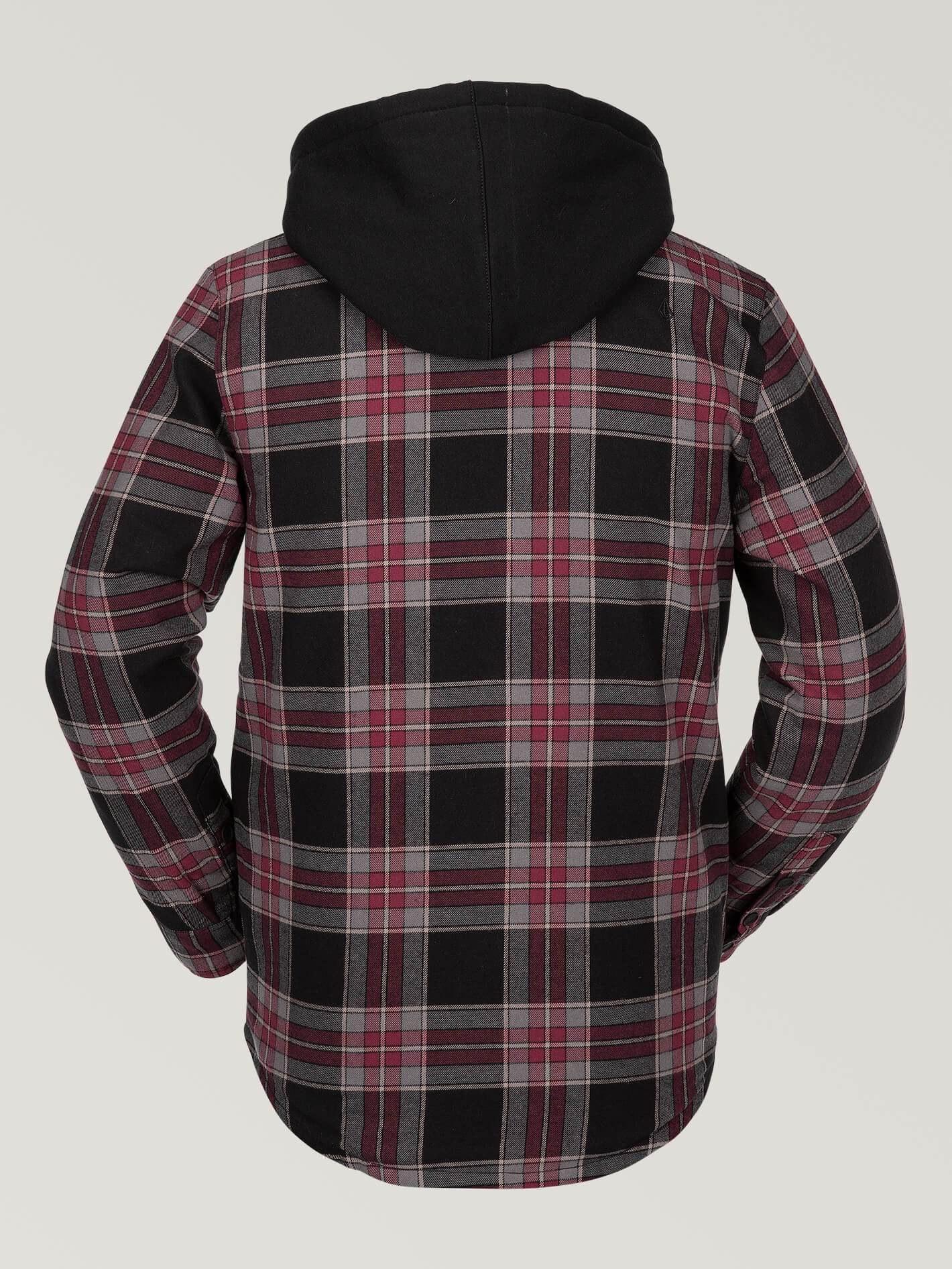 Field Isolierte Flanelljacke – ROT