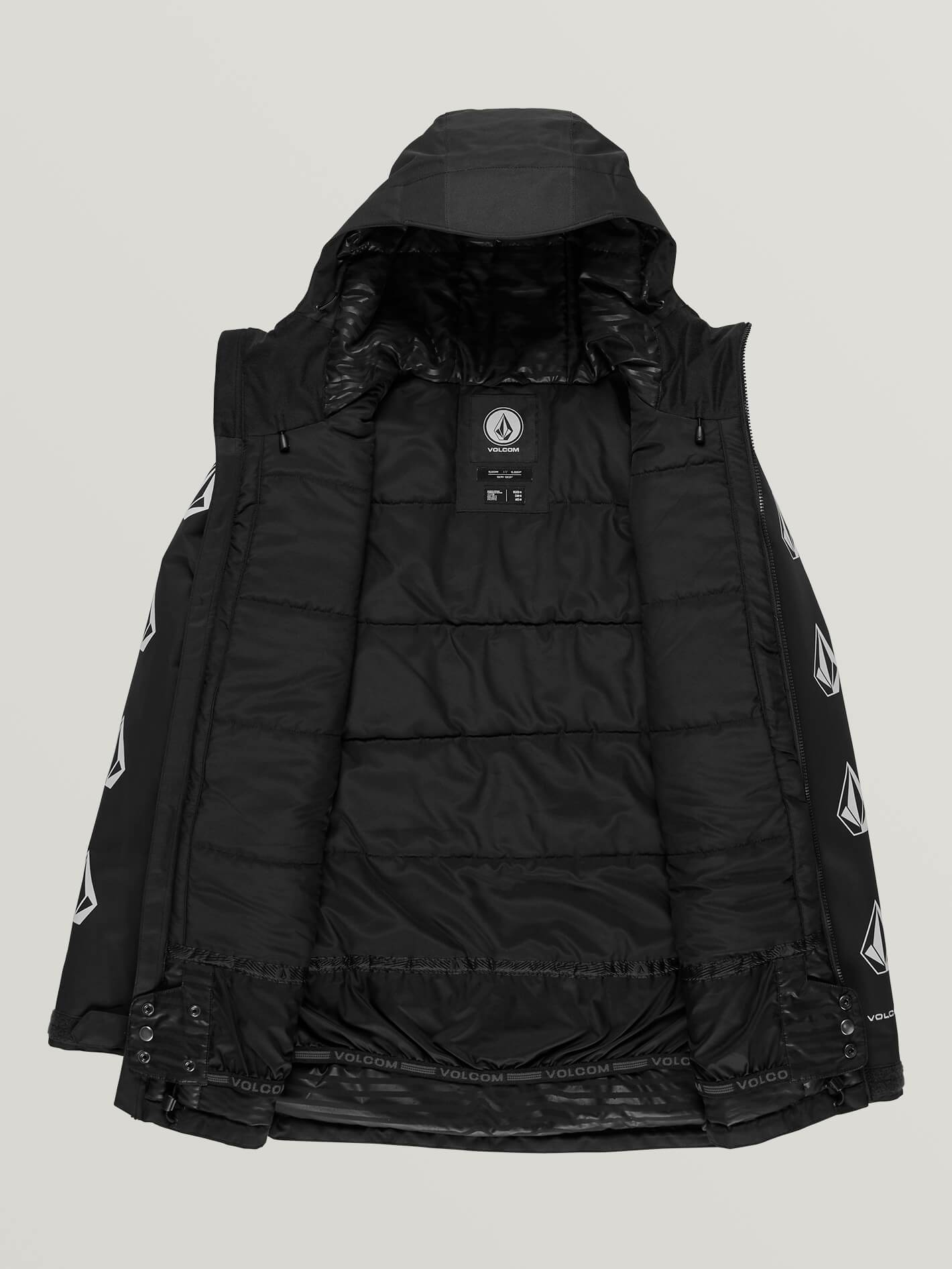 Deadly Stones Insulated Snow Jacket - BLACK