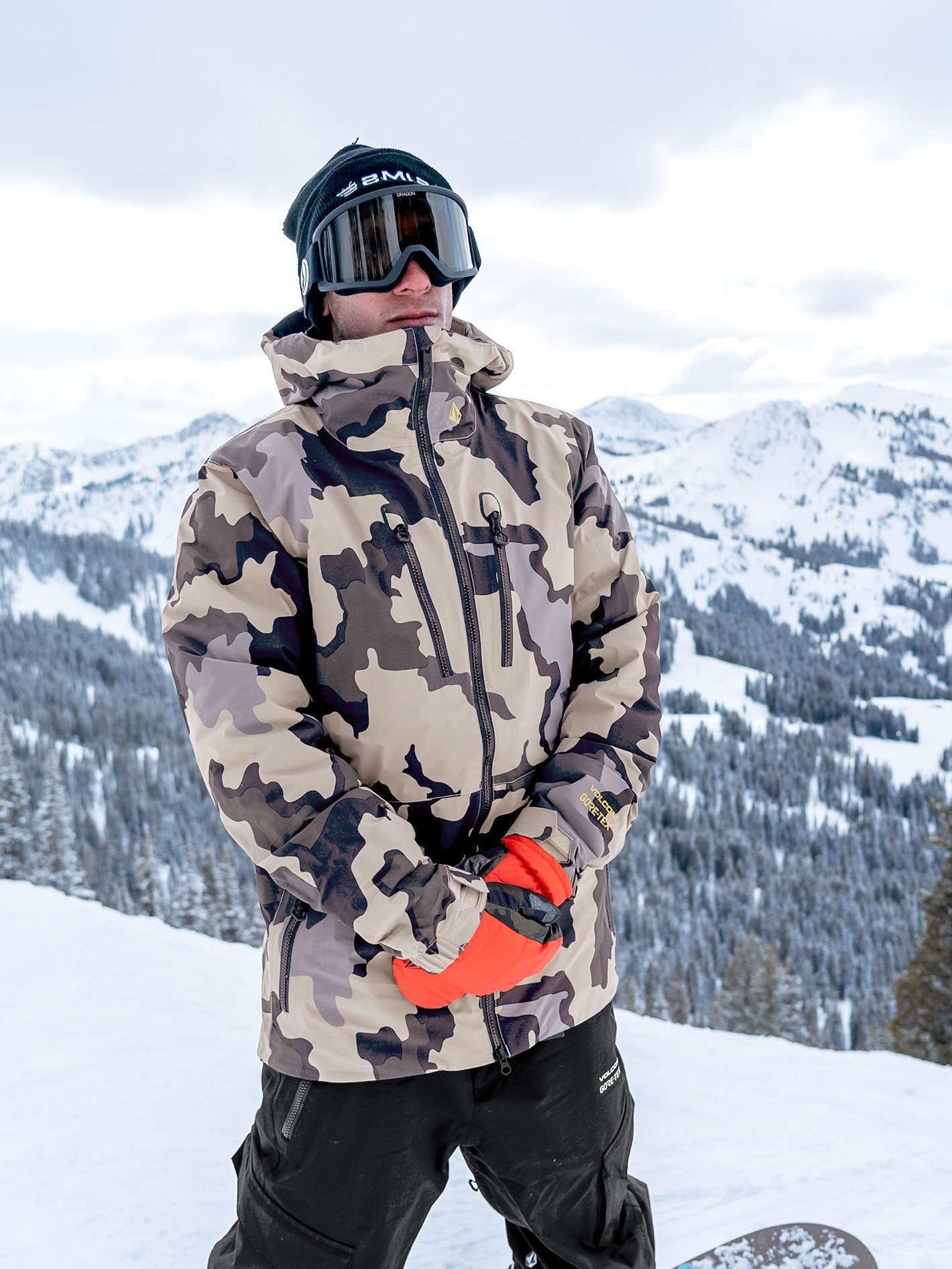Tds Inf Gore-Tex snow jacket - DRILL KHAKI
