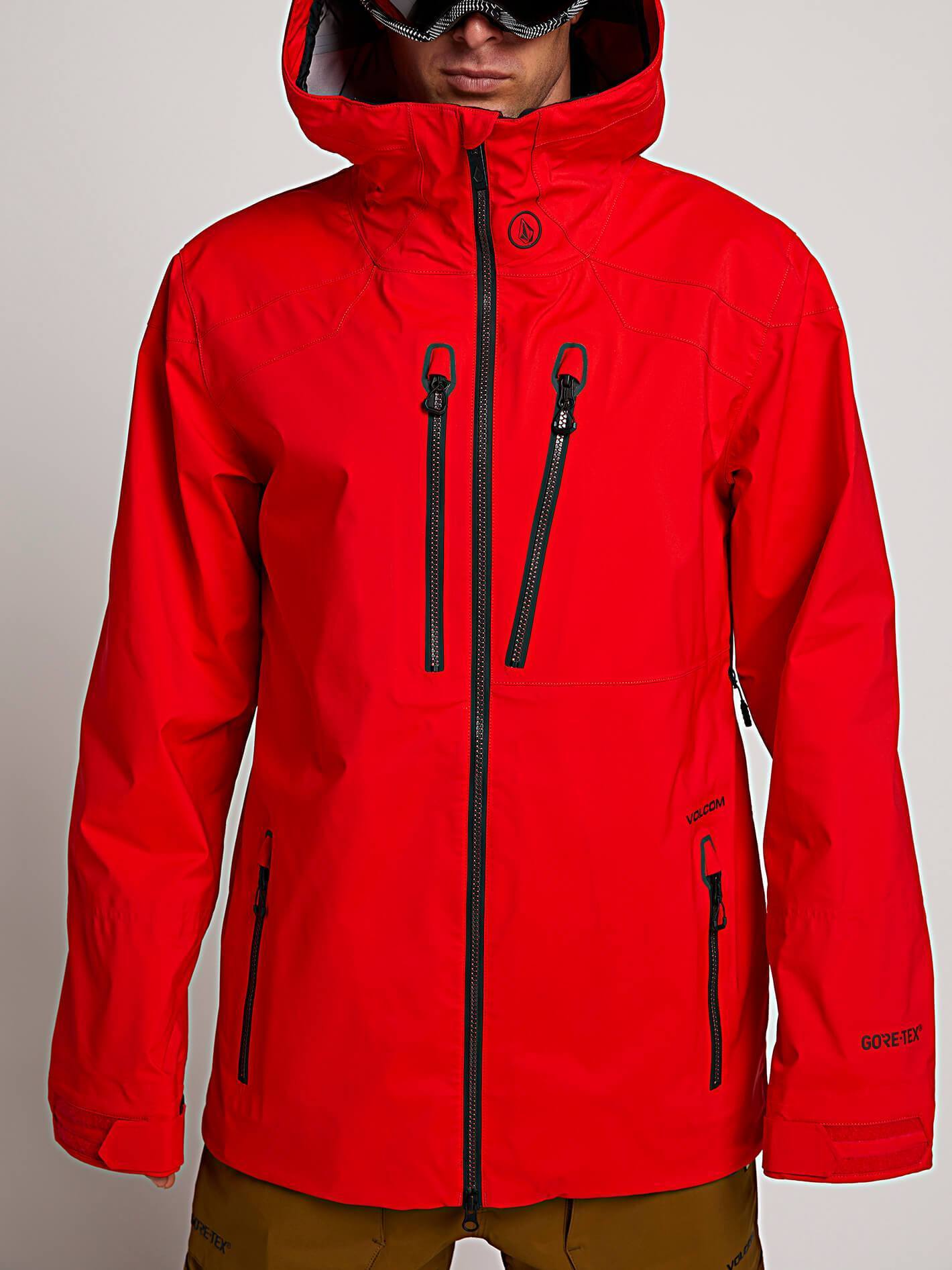 Guch Strtch Gore Snow Jacket - Fire Red
