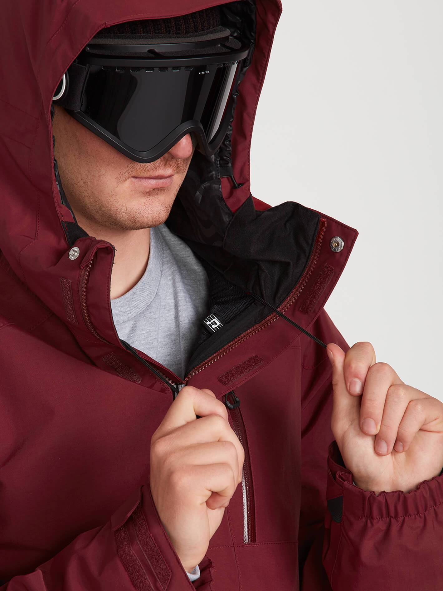 Gore-Tex Schneejacke L - BURNT RED