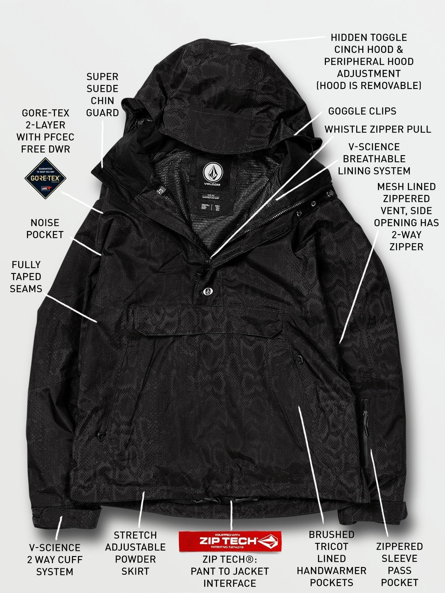 Melo GORE-TEX Schneejacke - Snake