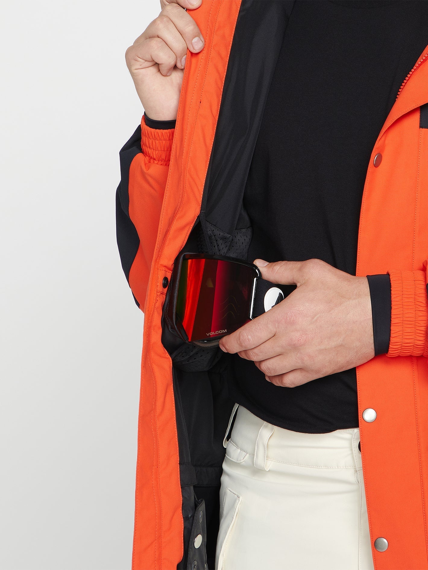Longo Gore-Tex Snow Jacket - Orange Shock