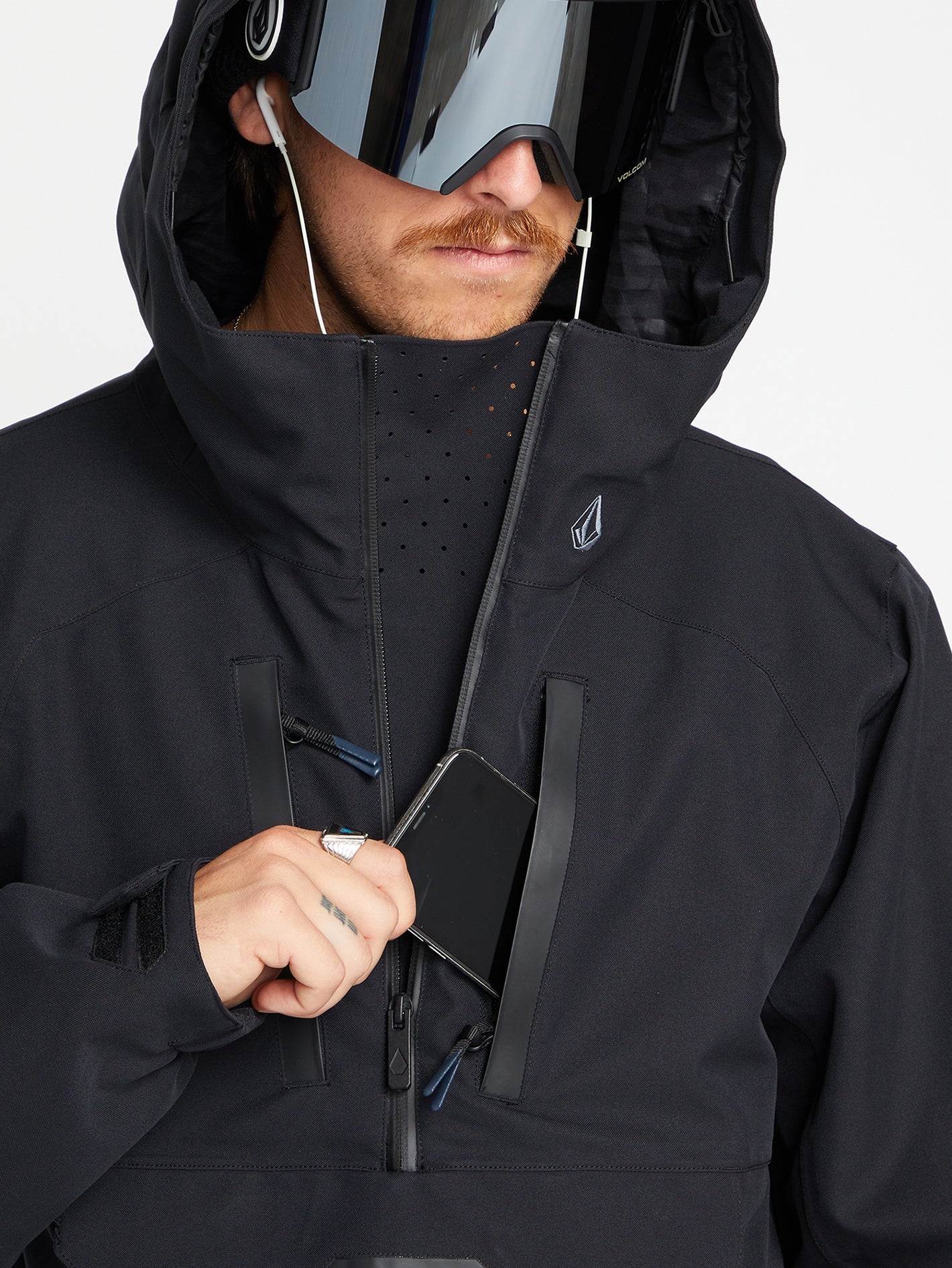 Veste de snow Brighton Pullover - Black