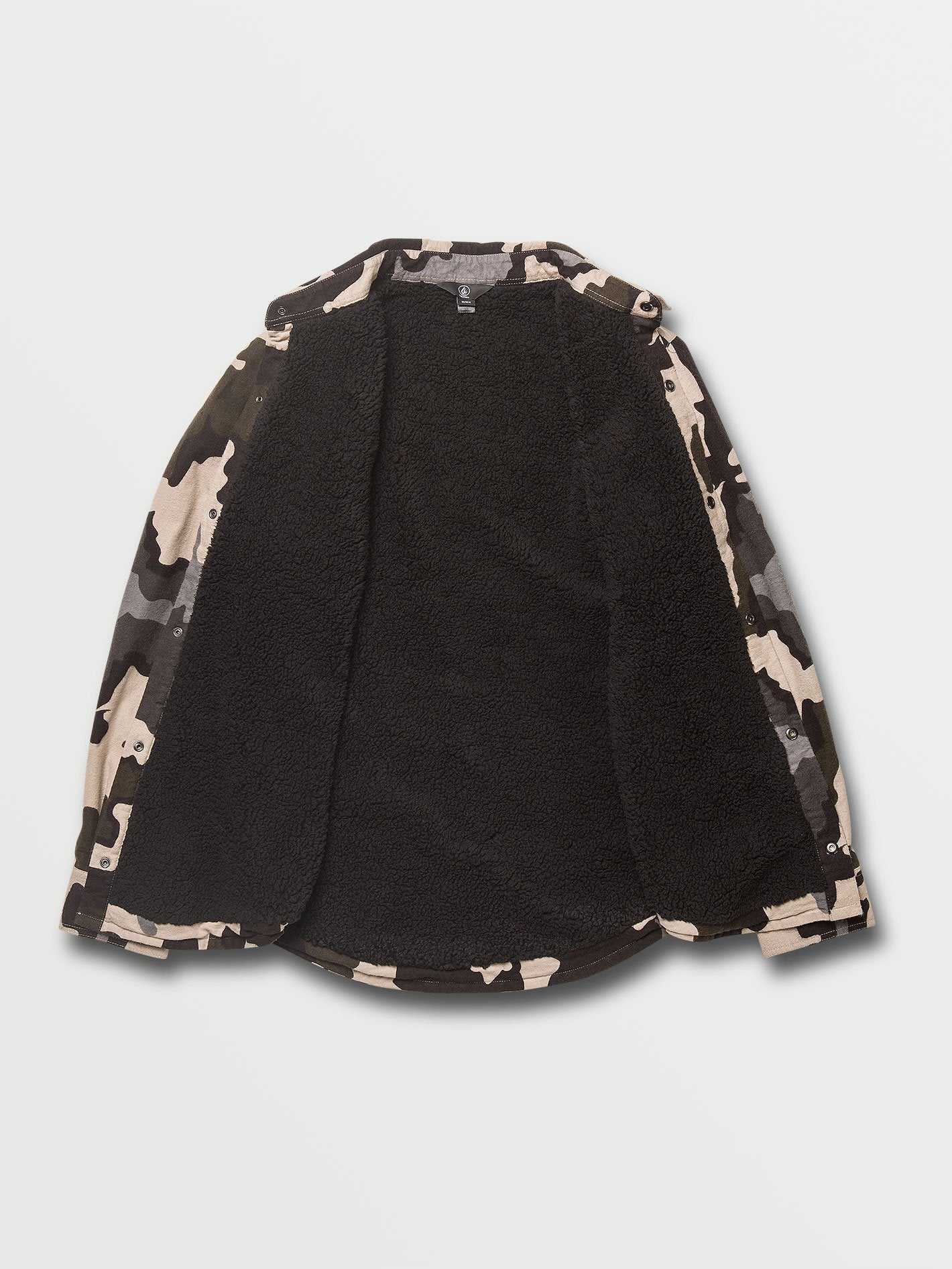 Veste en flanelle Sherpa - DRILL KHAKI