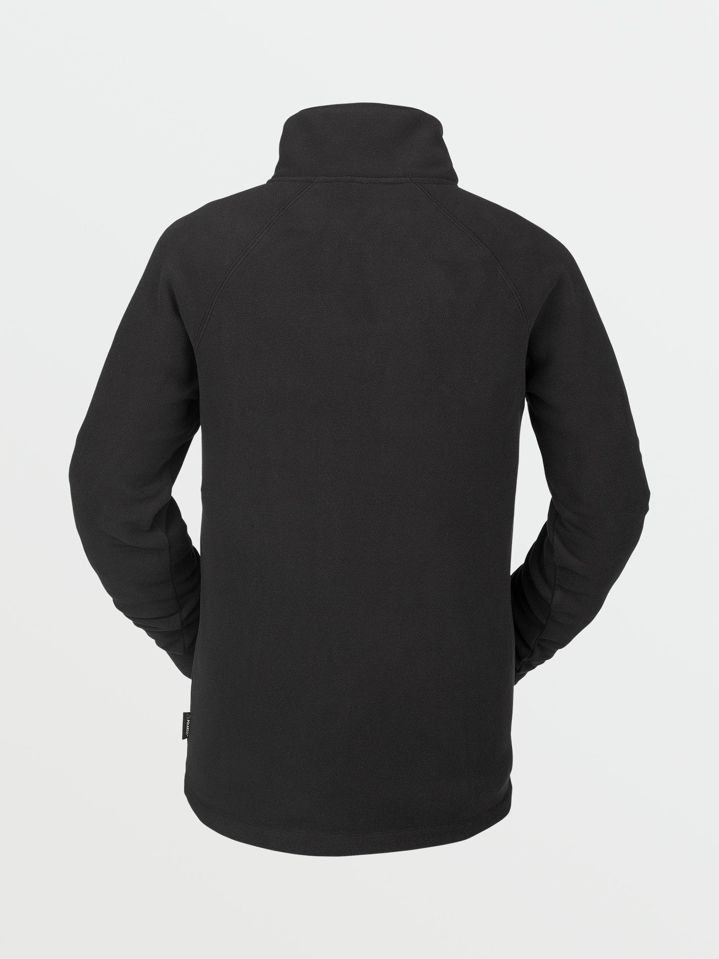 1/2 Zip Sweatshirt in Polartec - BLACK