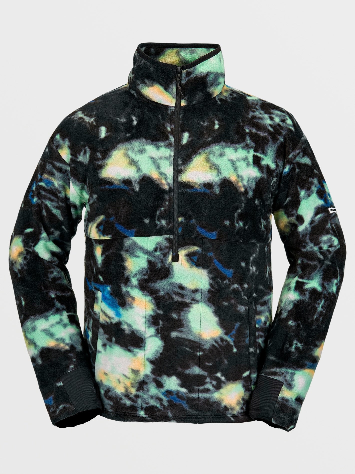 Sweat Polar Mock 1/2 Zip - SPRITZ BLACK