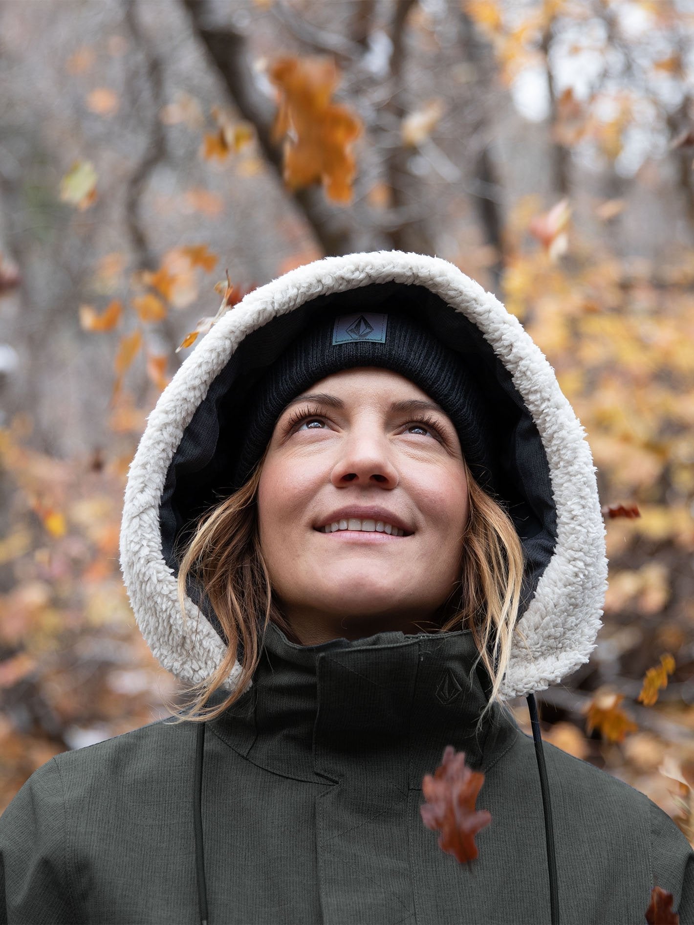 Shrine Isolierte Schneejacke – Dunkelgrau
