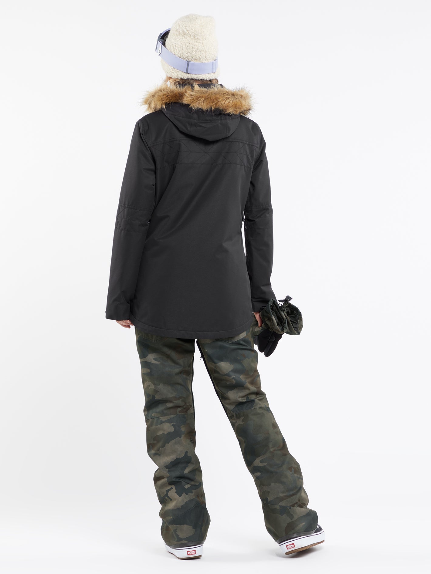 Fawn Isolierte Jacke – SCHWARZ