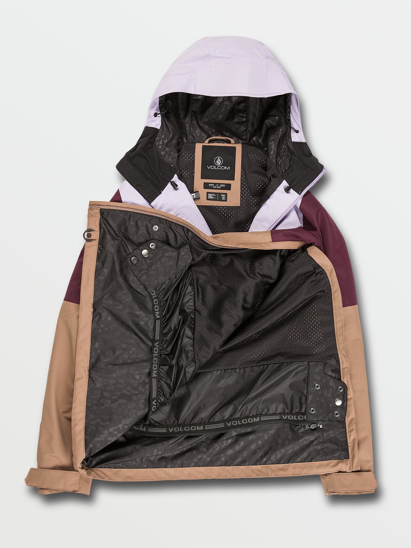 Veste de snow Pullover Mirror - COFFEE