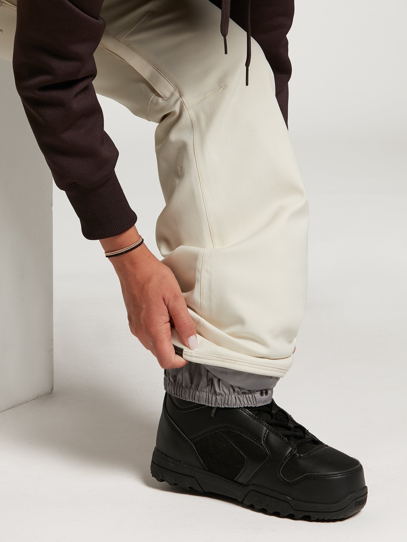 Pantalon de Snow Grail 3D Stretch - Black Red