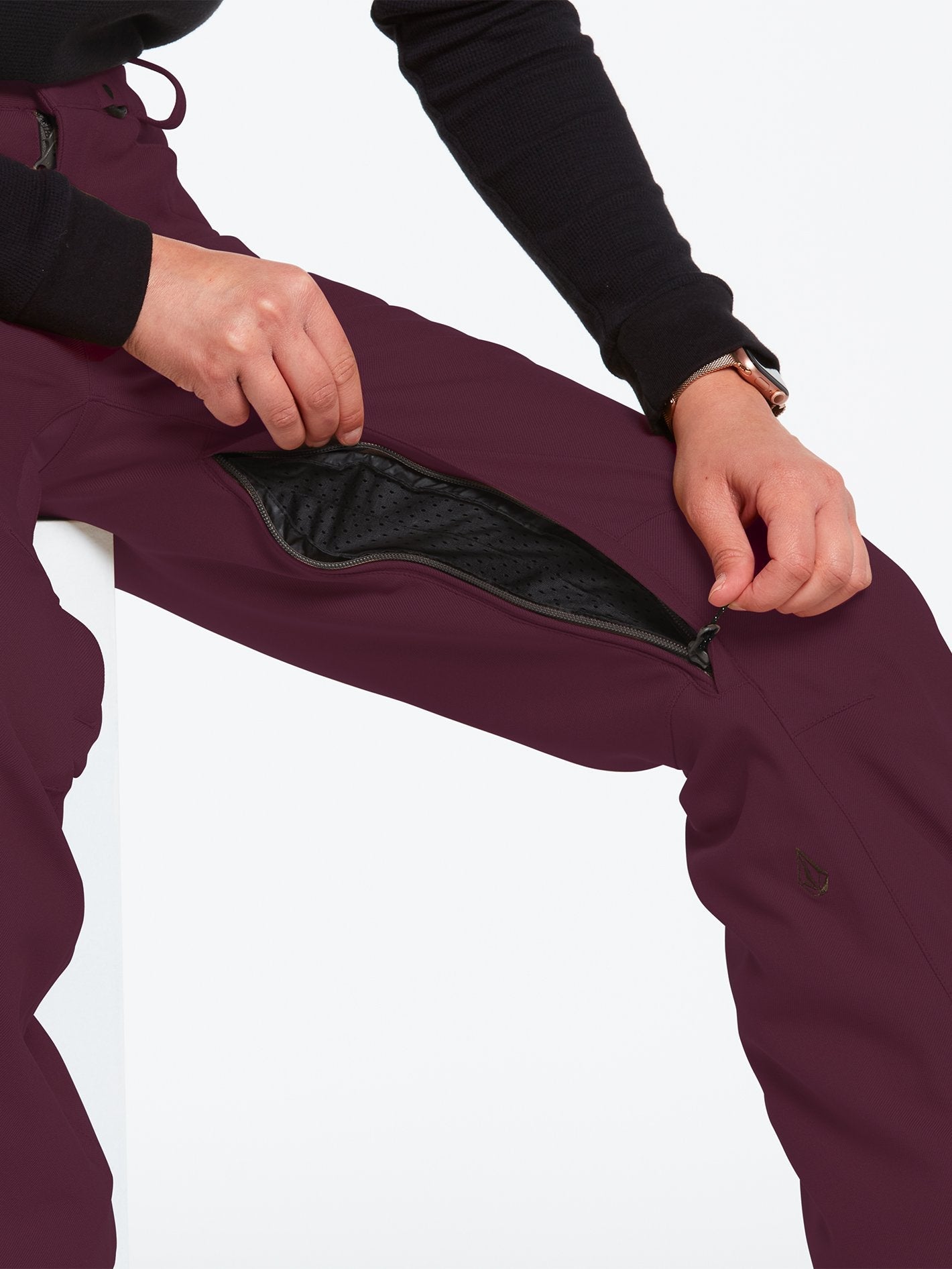 Grail 3D Stretch Schneehose - MERLOT