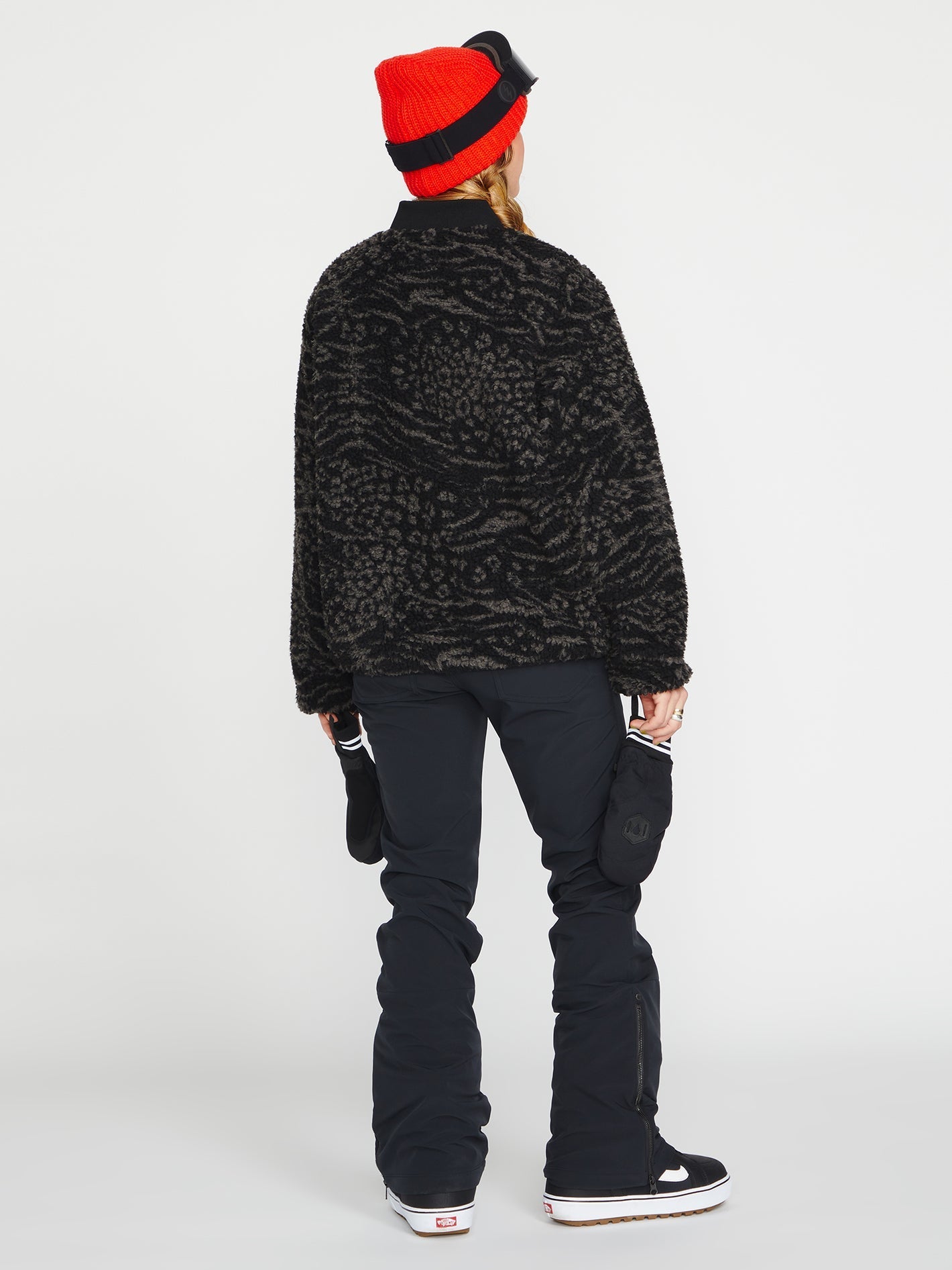 Battle Stretch High Rise Snow Pants - Black