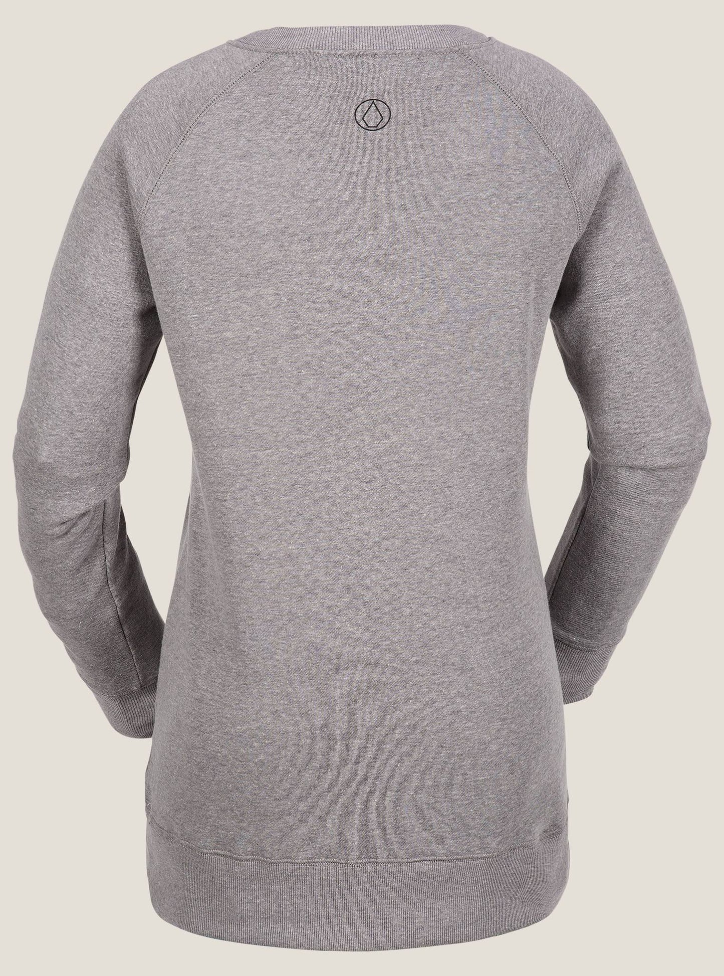 Smile Rundhals-Sweatshirt - Grau meliert