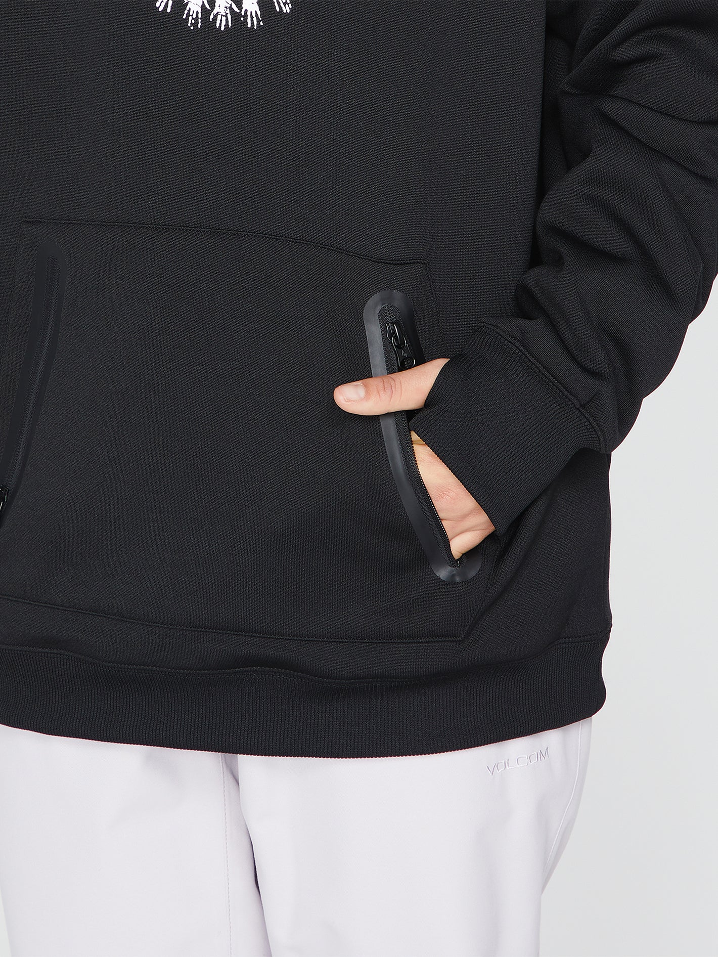 Sweat à capuche Spring Shred - Black