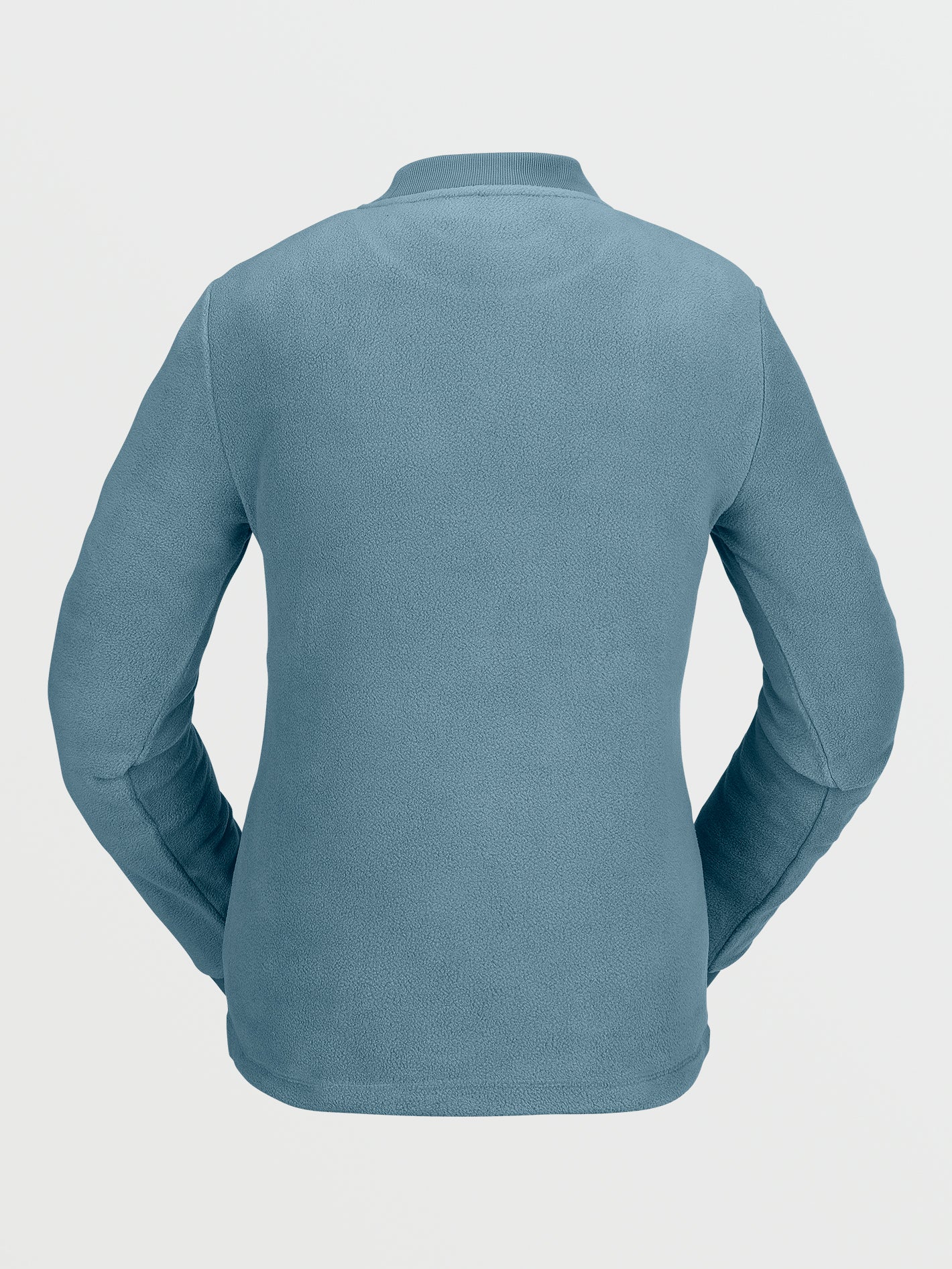 Polarfleece-Sweatshirt – Aschgrün