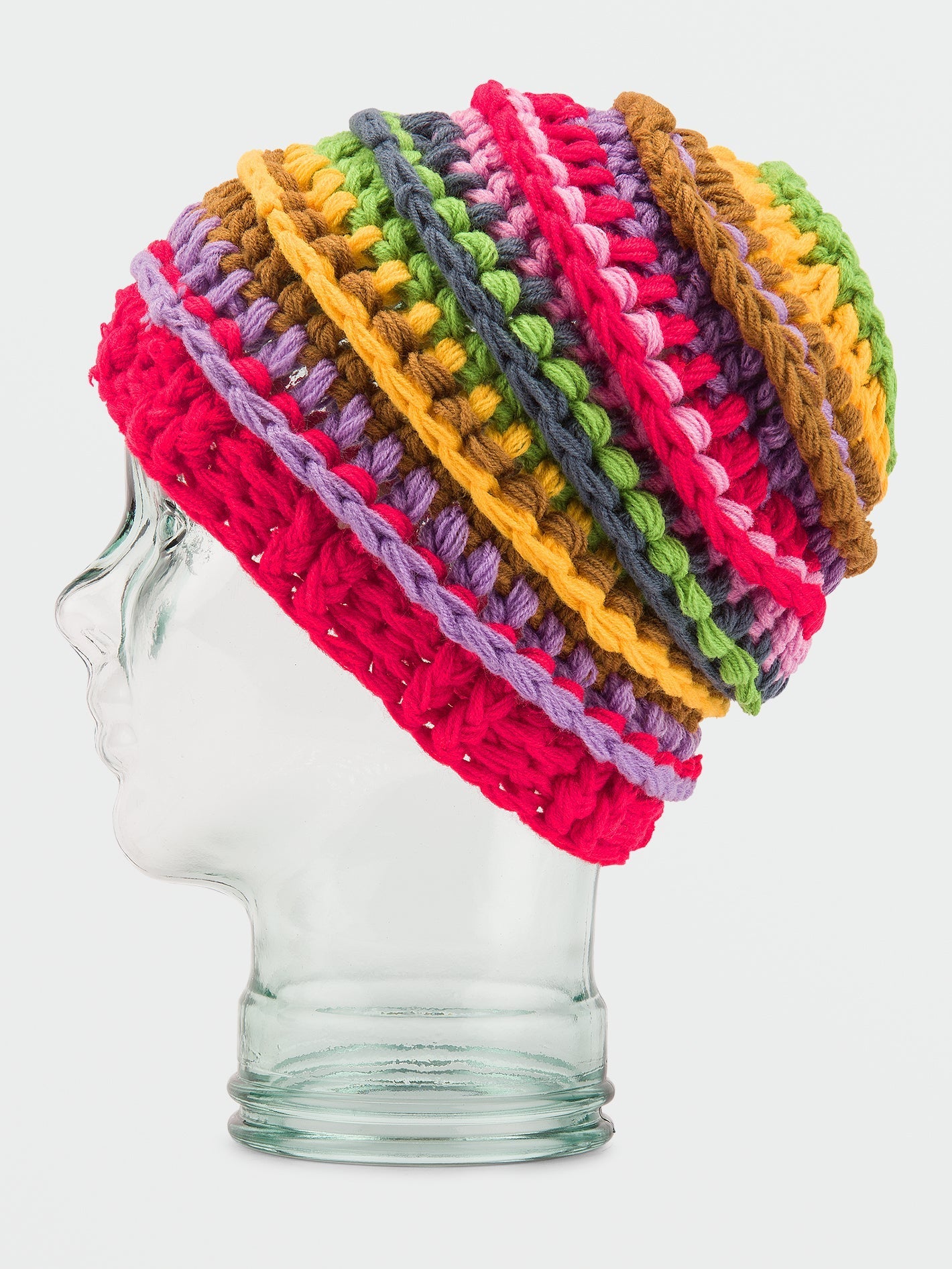 Crochet Rave Hat - Red
