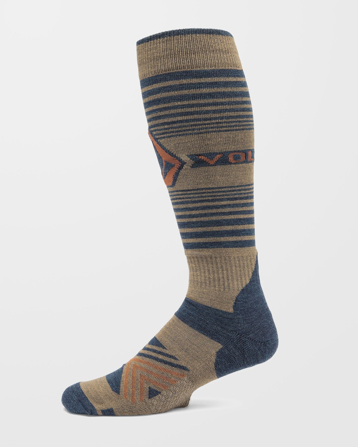 Horizon Over-the-Counter-Socken aus Wollmischung - Kastanienbraun