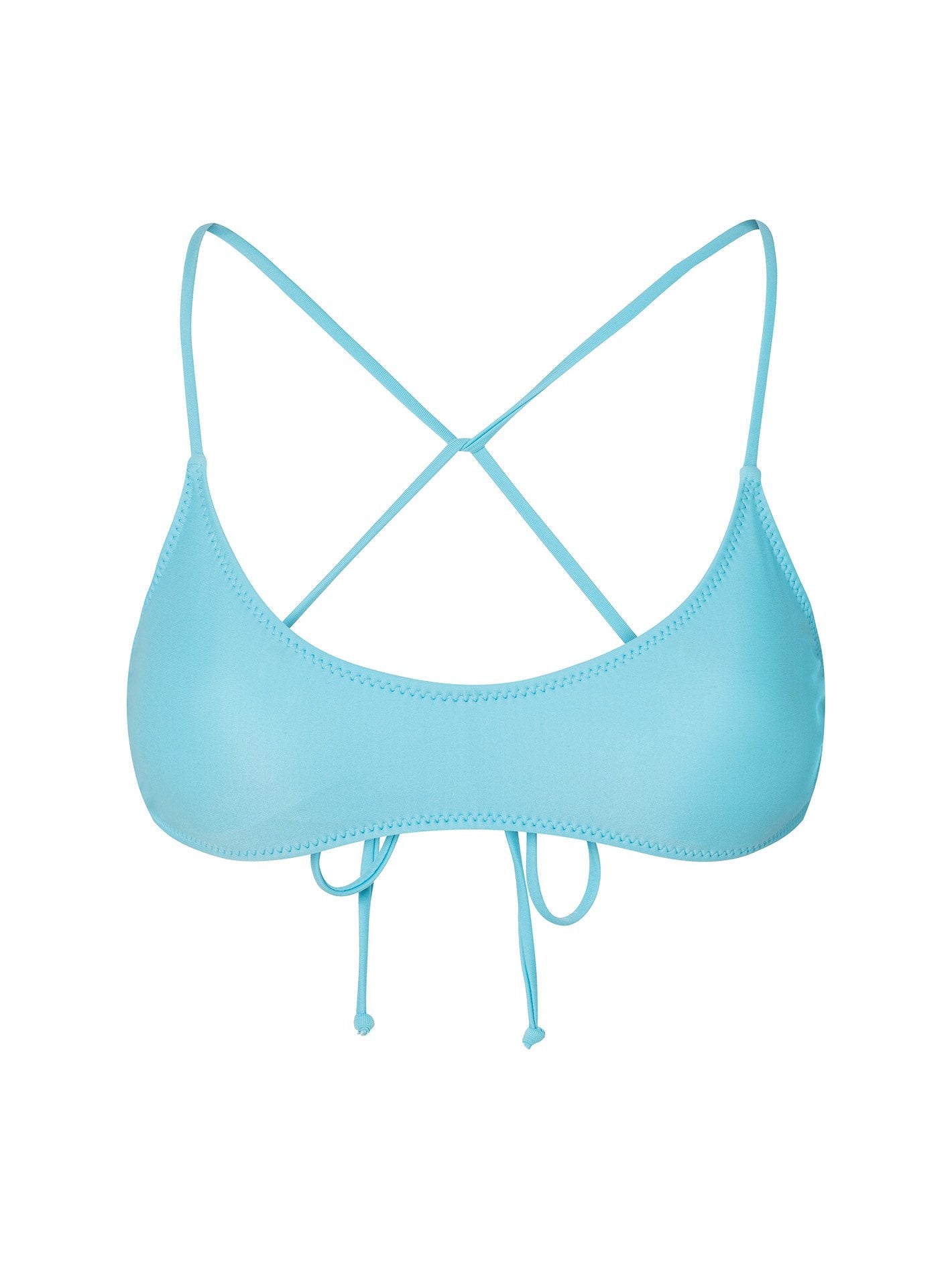 Haut de maillot Simply Solid Scoop - Coastal Blue