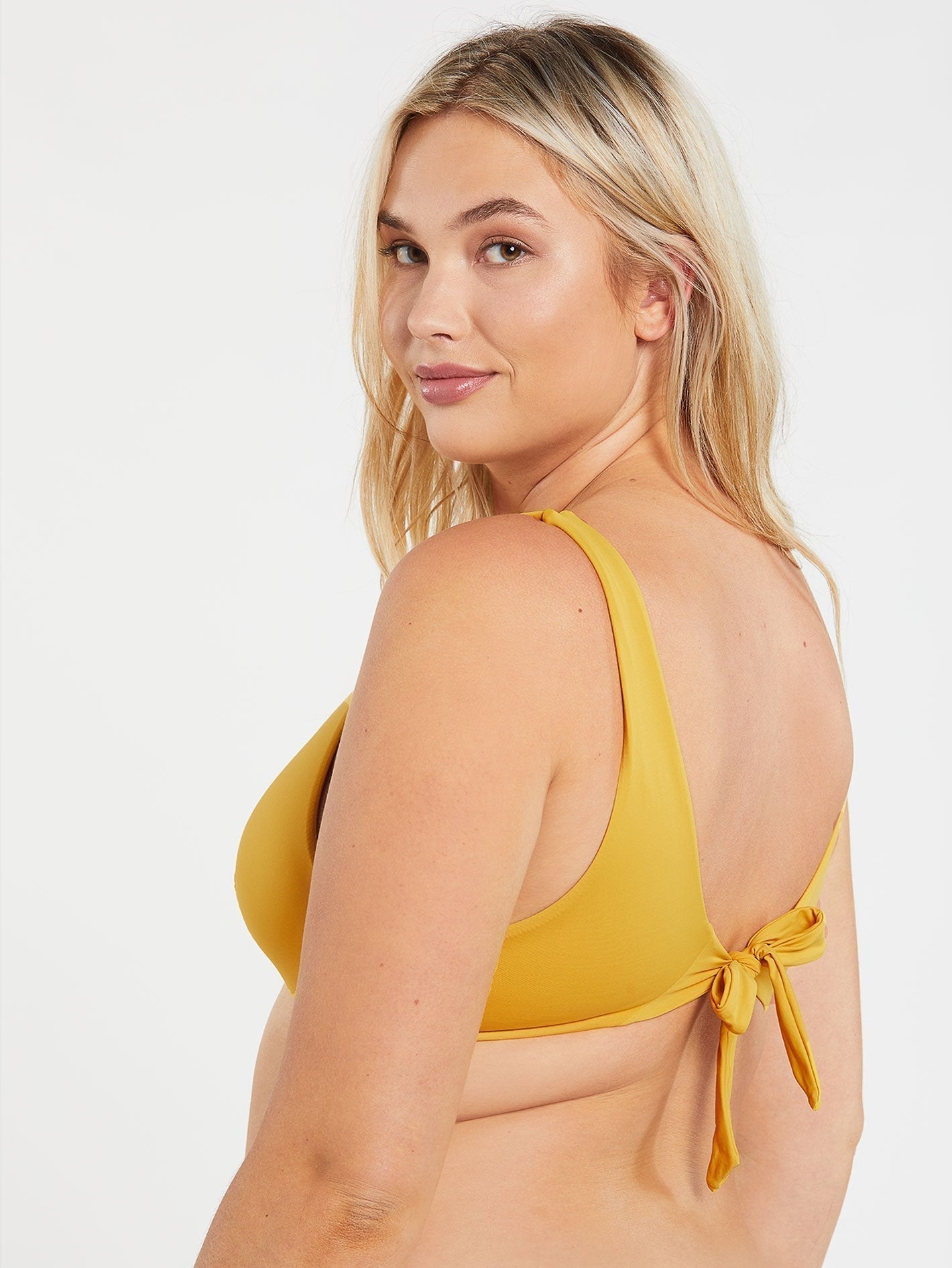 Simply Seam Halter Bikini Top - SUNRISE