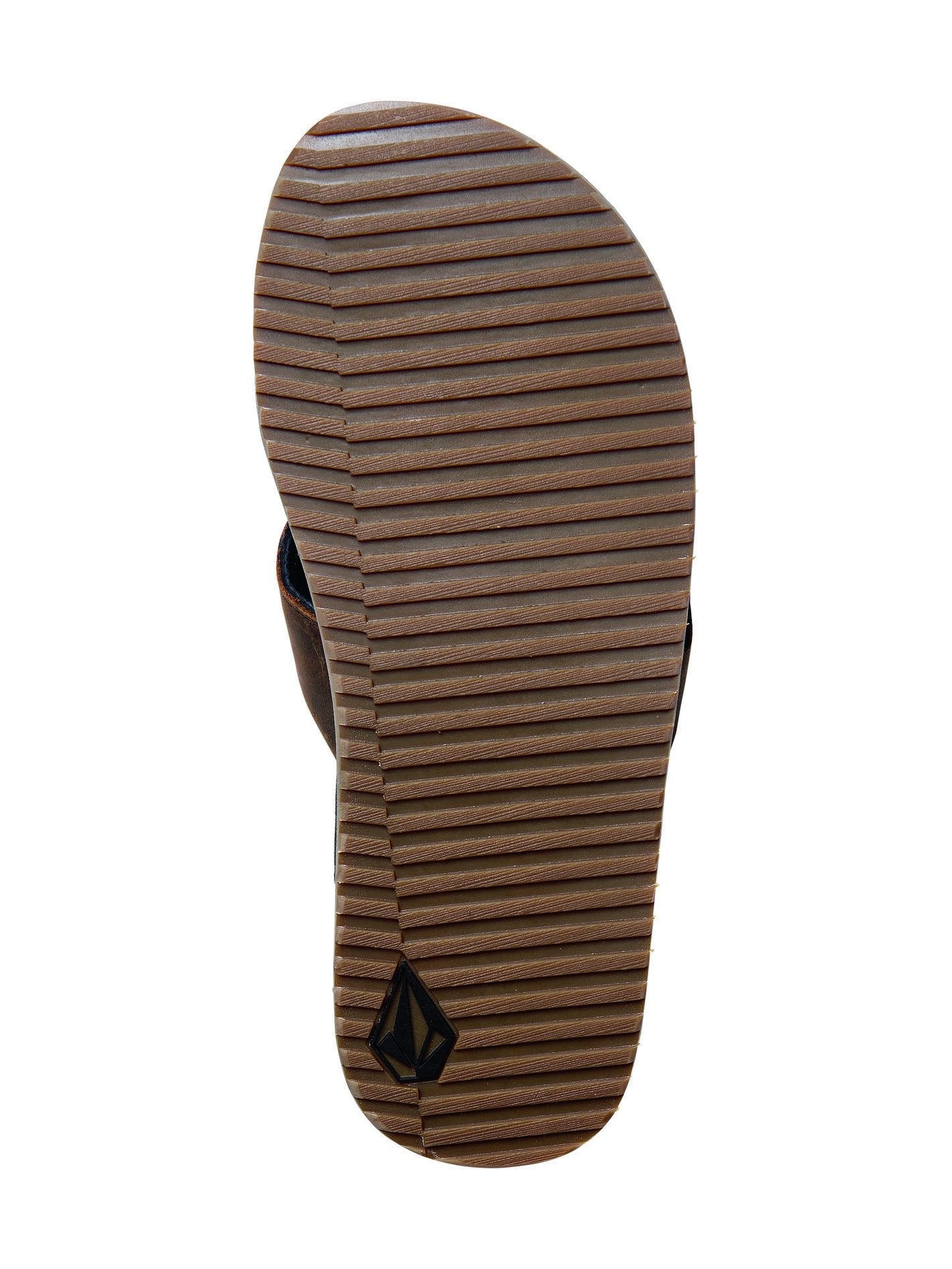 Relaxed-Ledersandalen - Vintage Braun