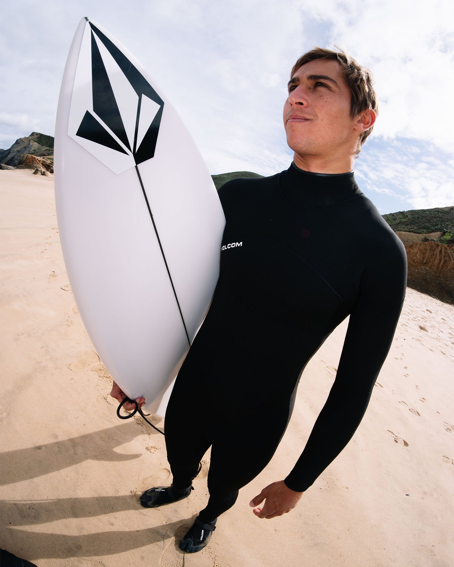 Combinaison De Surf Modulator Intégrale 3/2 Mm Manches Longues Zippée Au Dos - Black