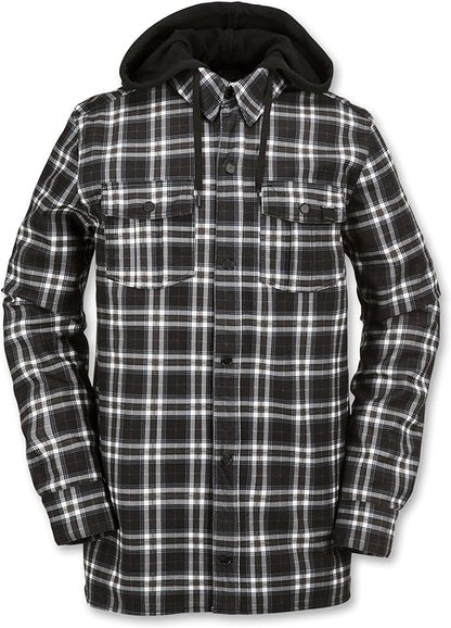 FIELD BONDED FLANNEL 600 mm hooded snowboard jacket XS