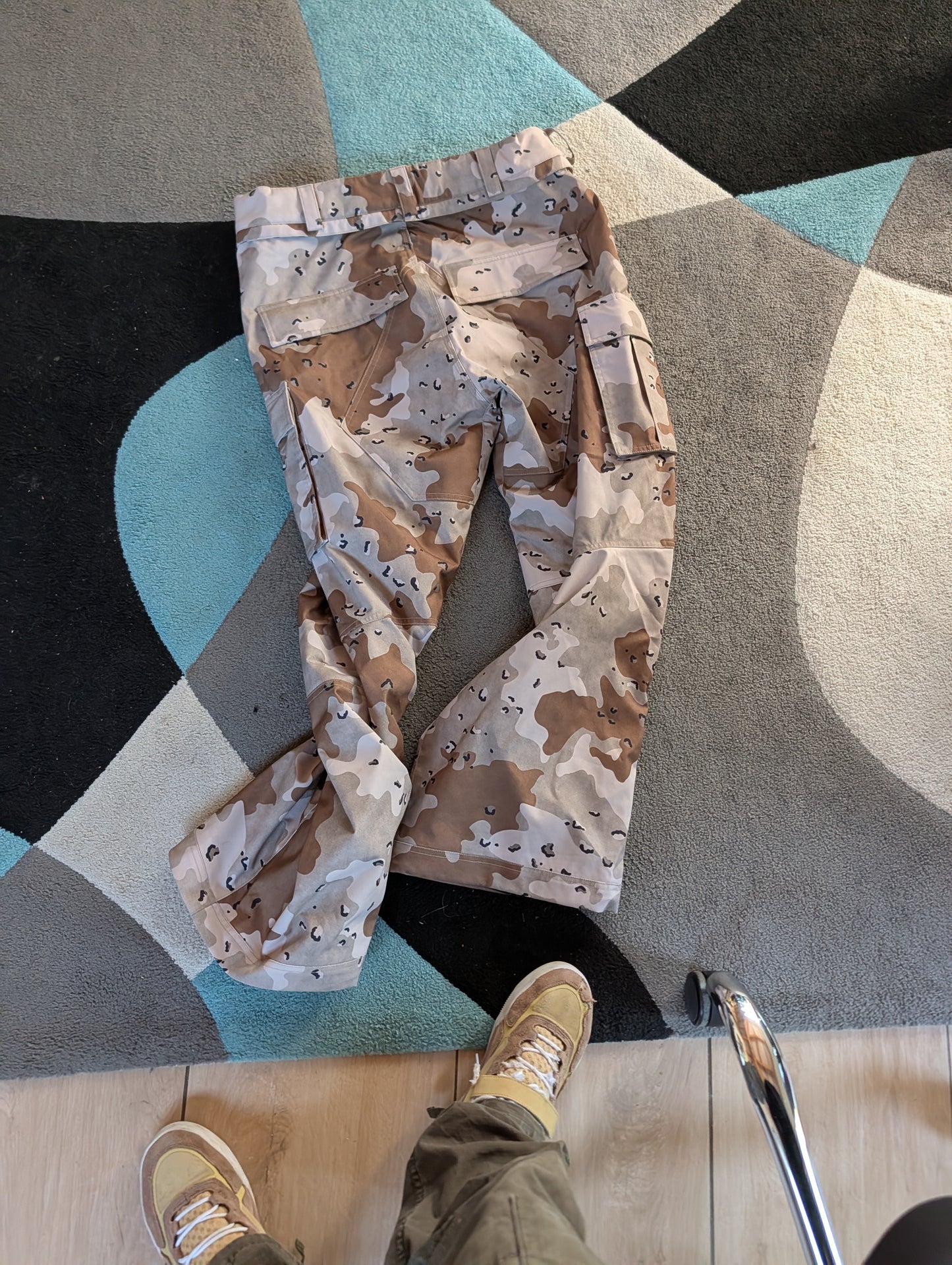 Nwrk Baggy Pants - WHITE CAMO