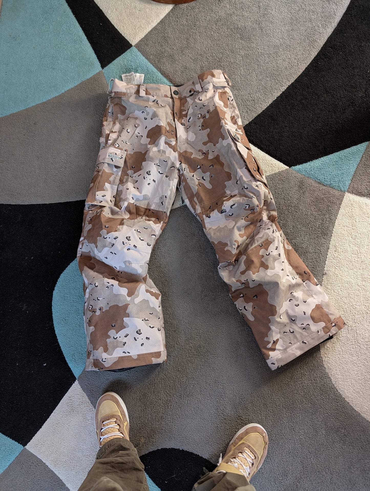 Nwrk Baggy Pants - WHITE CAMO