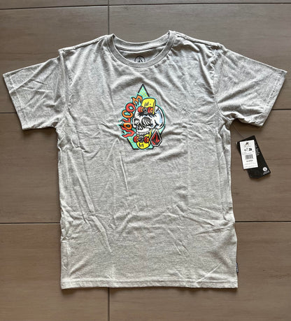 Skullskate T-Shirt - GRAU MELIERT - (KIND)