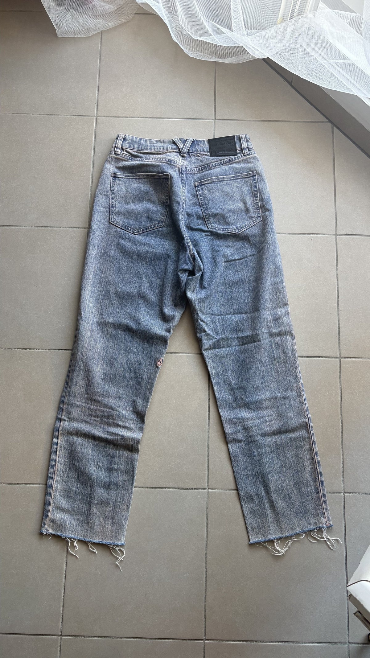 Stoned Straight Jeans - CORAL HAZE