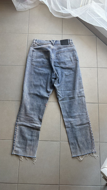 Stoned Straight Jeans - CORAL HAZE