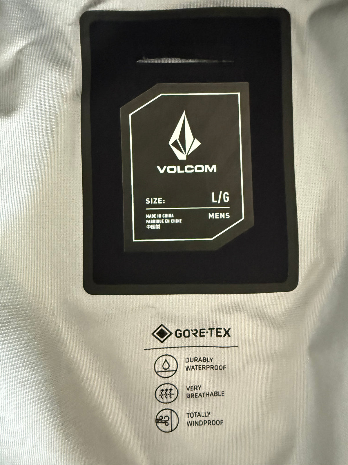 Volcom 3L Tester jacket Black Large