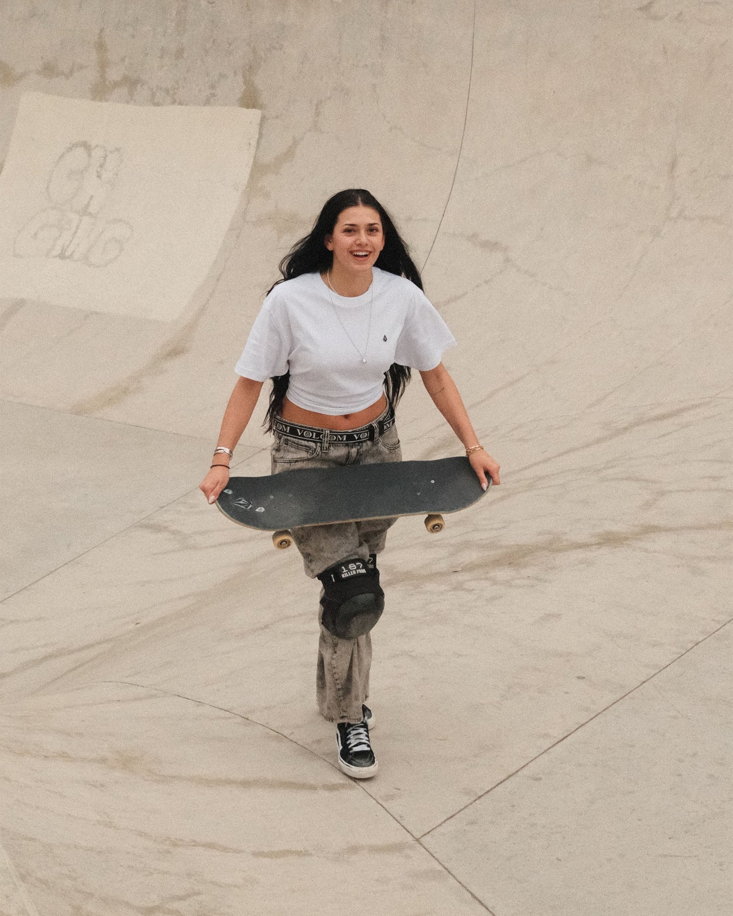 Stone Blanks Up T-Shirt - Weiß