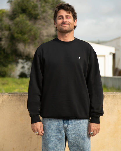Sweatshirt Single Stone - Black